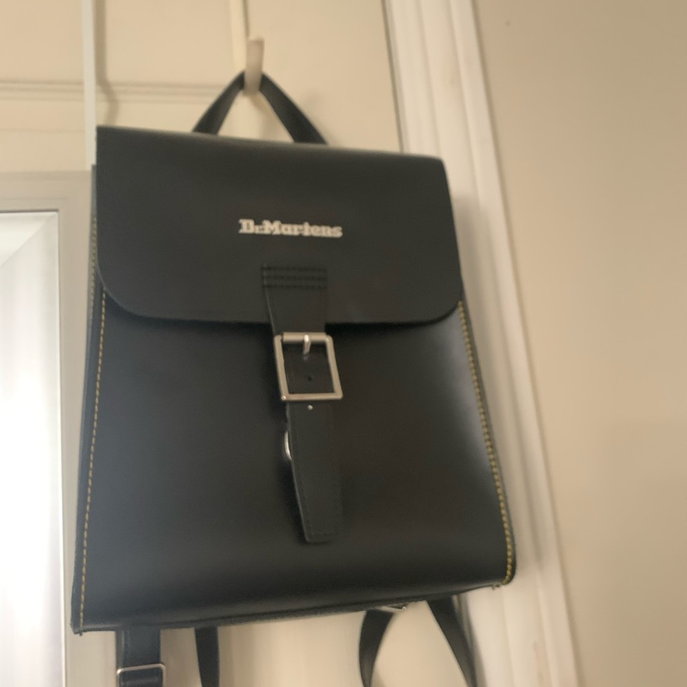Real leather back pack